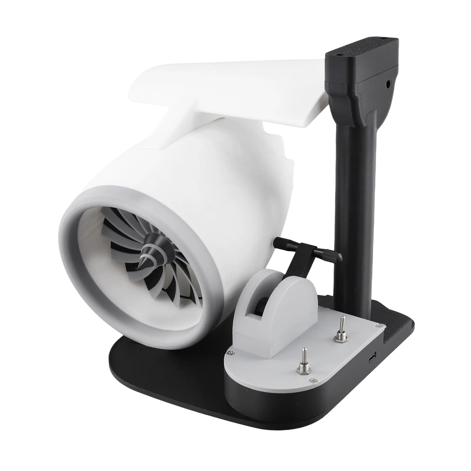 Efficient Desktop Turbo Jet Fan Engine for Creative Projects and Humidification with Precise Temperature Control