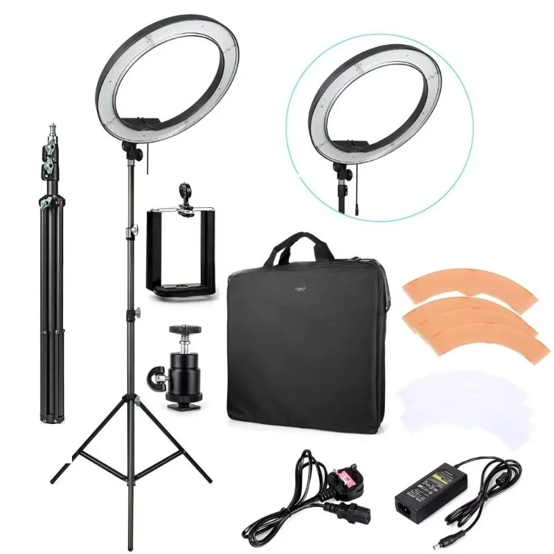 Led Ring Light 18 - Luce ad anello per fotocamera reflex