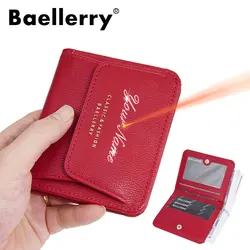 Baellerry New Short Women Wallets Name Customized Coin Pocket Brand Female Purses Large Capacity Card Holders Wallet For Girls
