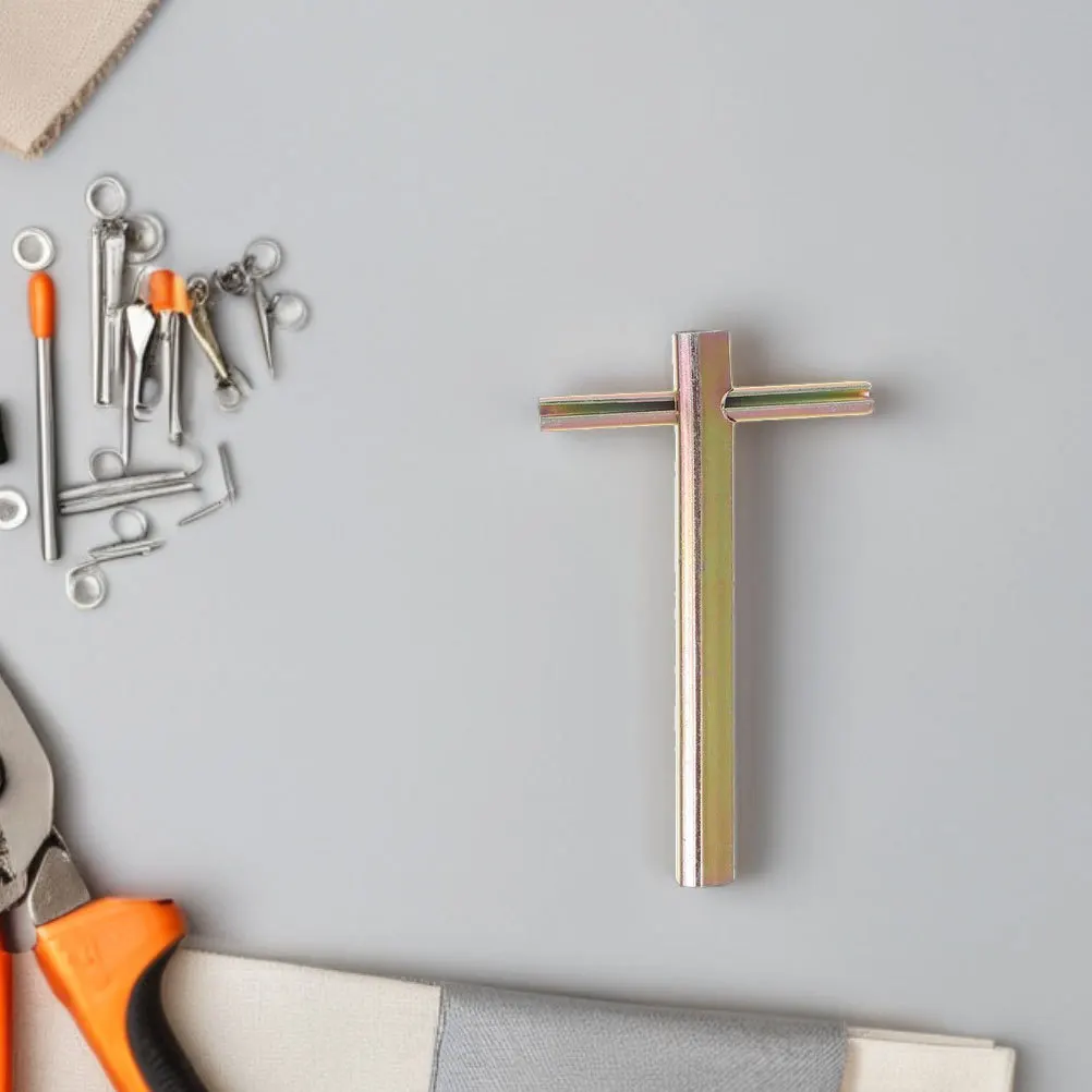 Chave triangular para porta de elevador, 2 peças, alça longa, acesso de emergência, liberação de porta de incêndio, compatível com técnicos kone