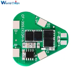 3S 12.6V 12A Lithium Battery Protection Board Same Port BMS 18650 Li-ion Battery Charger Protection Board without Balanced