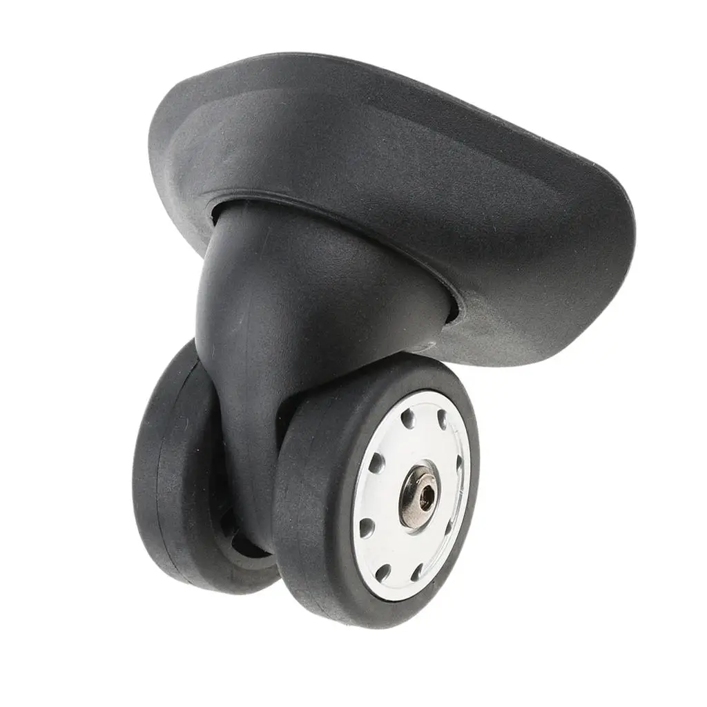 2 Pieces Small Suitcase Luggage Porous Wheels Replacement Casters for Trolley Easy Installation