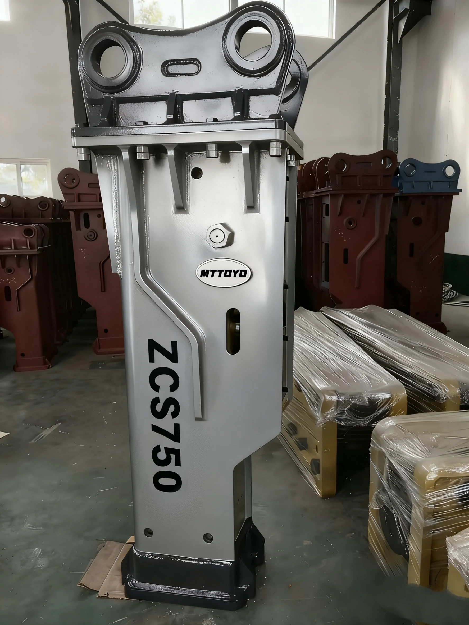 ZCS135 ZCS140 Interruttore idraulico Nuovo modello Marchio coreano Martello idraulico ad alta compatibilità per pietra da demilizione per calcestruzzo