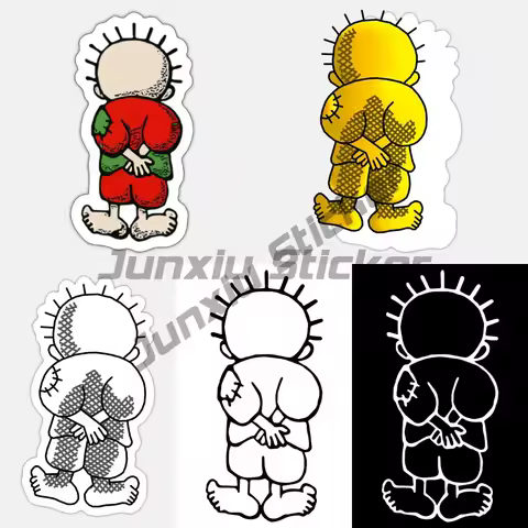 Various Sizes/Colors Car Stickers Funny Vinyl Decal For Handala Hanzala Motorcycle Decorative Accessories Creative