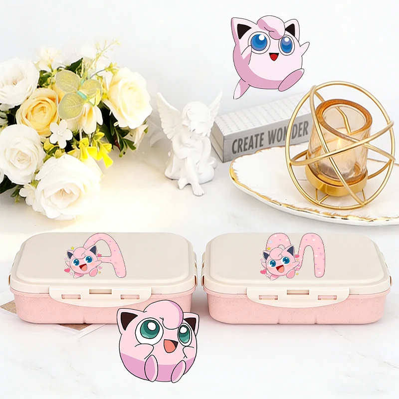 

Jigglypuffs Lunch Boxes Kids Pokemons Game Letters Cute Print Woman Compartment Bento Case Girl Student School Picnic Lunch Boxs