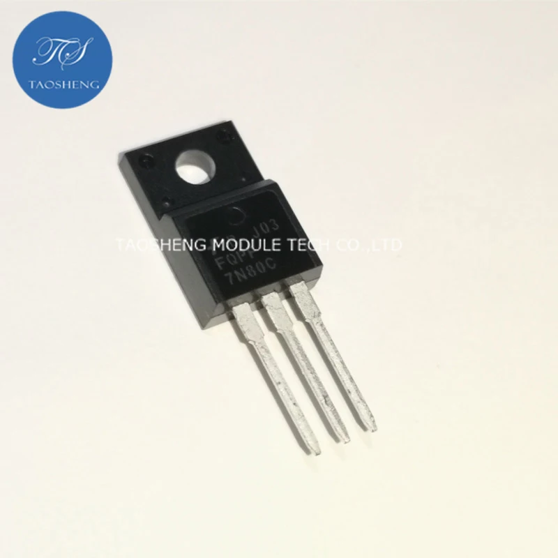 1PCS 100% New&Original FQPF7N80C 7A800V TO-220F【TAOSHENG】MODULE #TS10051