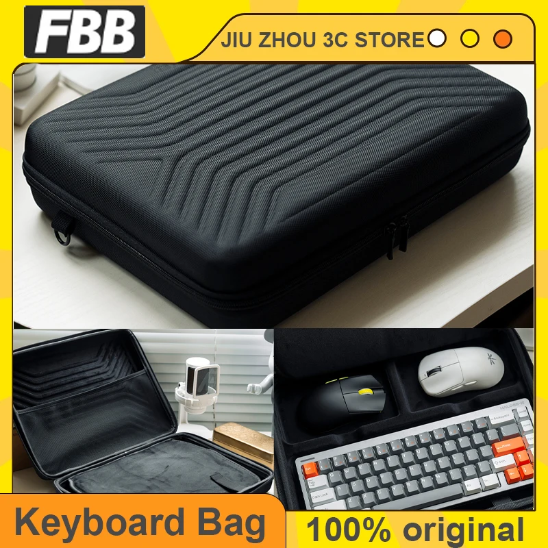

Original FBB Mechanical Keyboard Bag Mouse Storage Bags Single Shoulder Notebook Collection Handbag Portable Hard Bag Custom