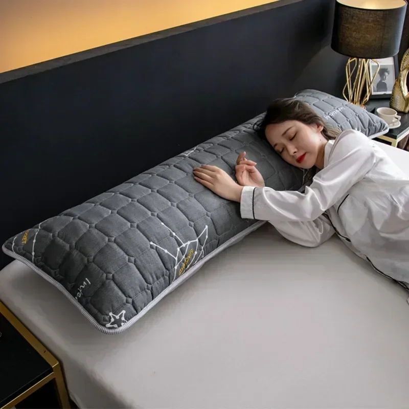 American Style Solid Color Quilted Design Long Pillowcase Bedding Body Pillow Cover Pillow Case for  48*120cm/48*150cm/48*180cm