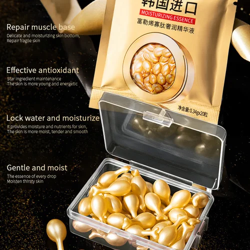 Imagen 2 del producto Cápsulas de colágeno para el cuidado de la cara, suero para manchas, eliminador de arrugas y acné, blanqueamiento reafirmante, ácido hialurónico, cuidado coreano de la piel, 20/50 Uds.