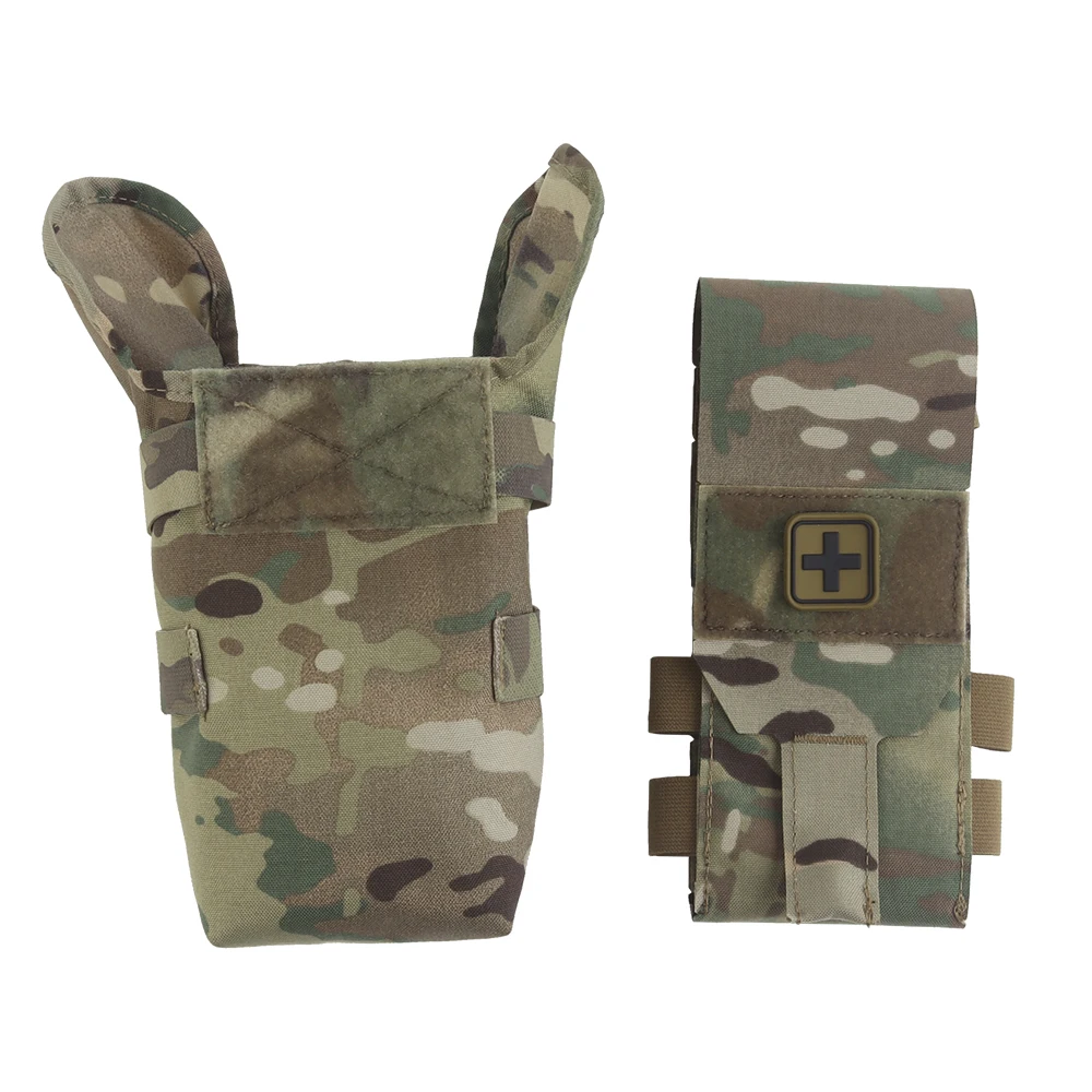 

Тактический вертикальный медицинский набор для оказания первой помощи при травмах, для выживания, для кемпинга, охоты, рыбалки, медицинская сумка IFAK, поясная сумка Molle с быстрым доступом