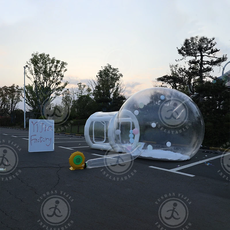 

2023 New Style Popular Transparent PVC Balloon Bubble Clear House Inflatable Air Blow Up Dome House With Balloons For Wedding