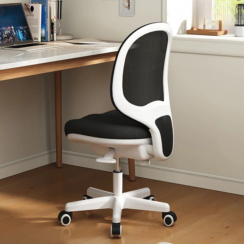 Ergonomic Office Chair Rotating Vanity Individual Reclining Lazy Comfy Beauty Salon Chairs Rolling Leather Furniture Anime Gamer