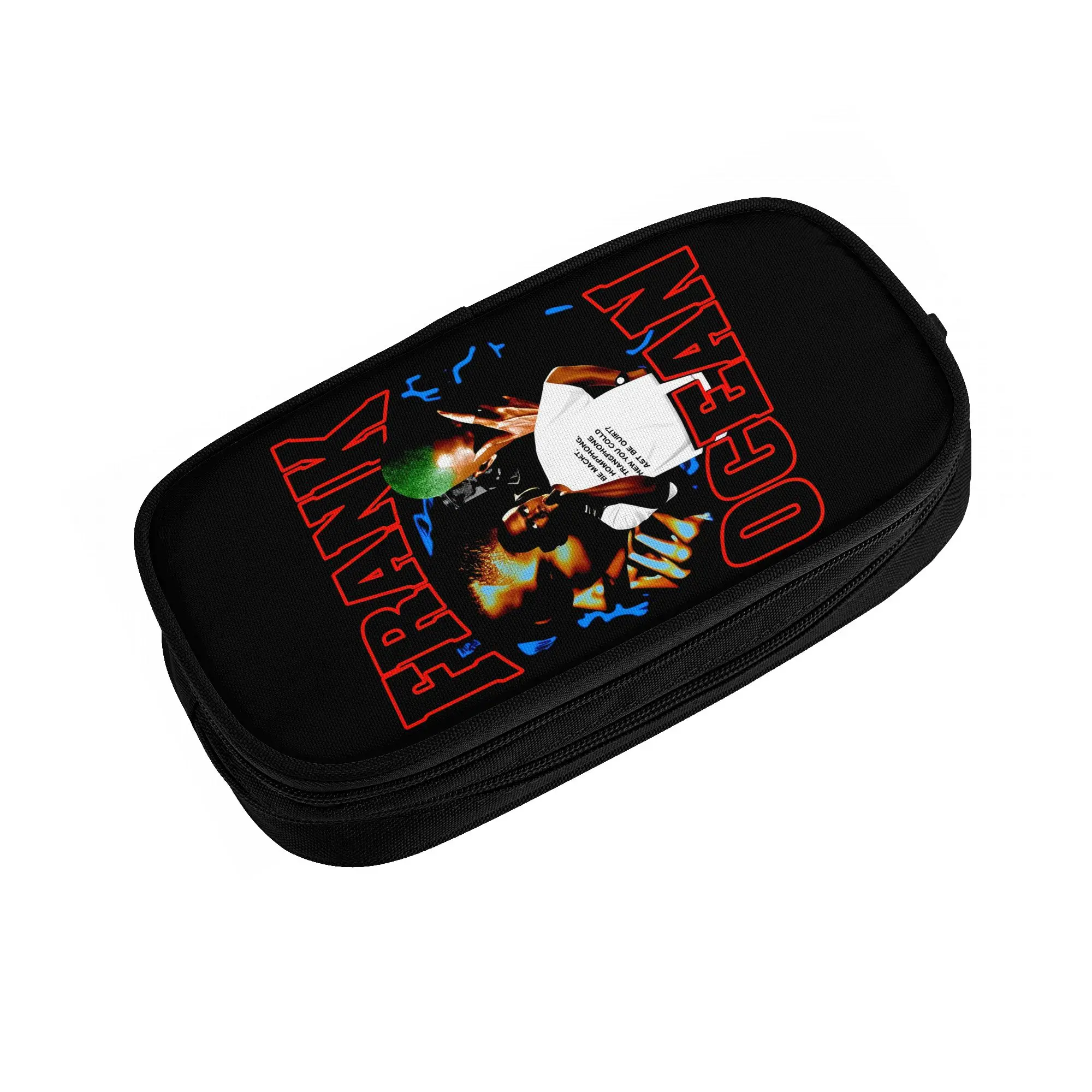 Kawaii Frank Ocean Rapper Hip Hop  Pencil Case for Boy Girl Large Capacity  Pencil Bag School Accessories