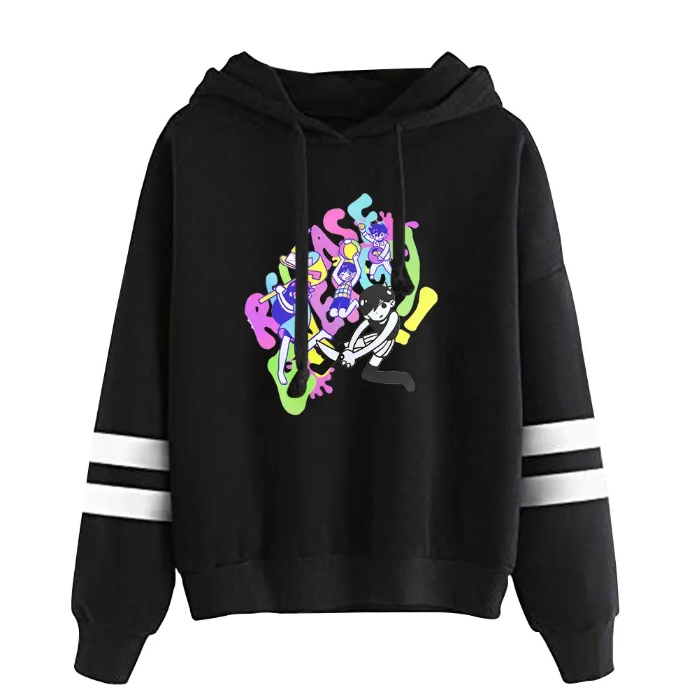 Omori Release Energy！ Pullover Hoodie Merch Fashion Hoodie Fashion Hooded Sweatshirt Pullover Tracksuit Hip Hop