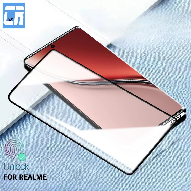 

High-end 3D Curved Full Glue Unlock Tempered Glass For Realme P3 Ultra P2 Pro Screen Protectors for Realme Narzo 80 60 Pro Film