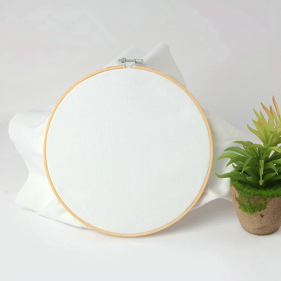 10/20 PCS 10 Inch Round Circle Cross Stitch Bamboo Wooden Embroidery Craft Hoops