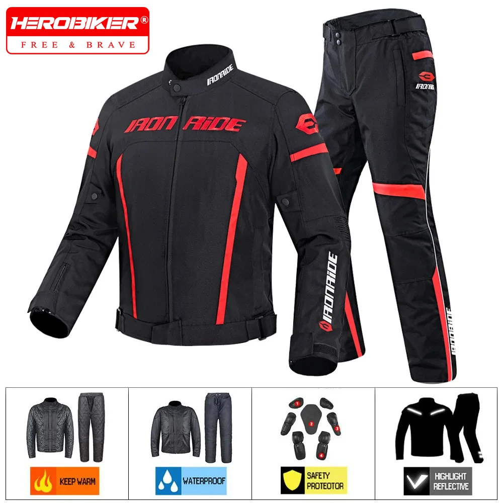 

Motorcycle Jacket Off-road Jacket Waterproof Motorcycle Jacket CE Certification Anti-fall Motorcycle Accessories Protection