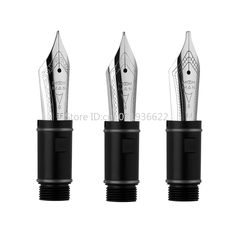 2PCS/3PCS MAJOHN NO.6 Fountain Pen Nib EF/F/M/Stub Size Original Spare Nib Set for Majohn P136/P138/P139/V60 Writing Accessories