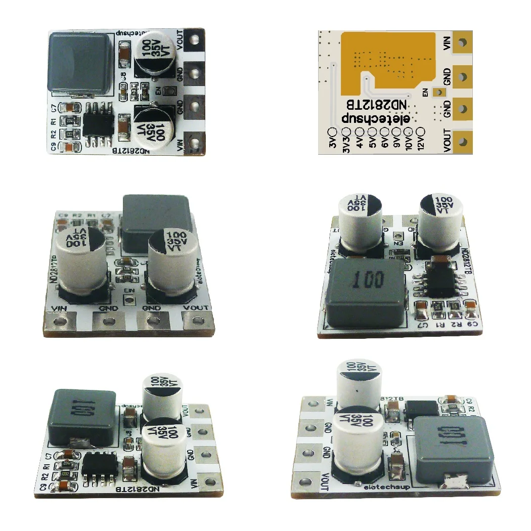 5A Input DC 5-30V Synchronous DC-DC Buck Converter for Moter LED Car Motorized Bicycle Output DC 3V 3.3V 4V 5V 6V 9V 10V 12V