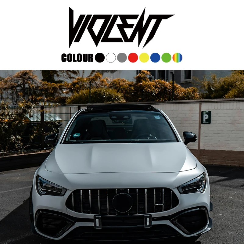 

VIOLENT For Car Stickers Vinyl Front And Rear Windshield Body Decals Auto Motorcycle Decor Accessories