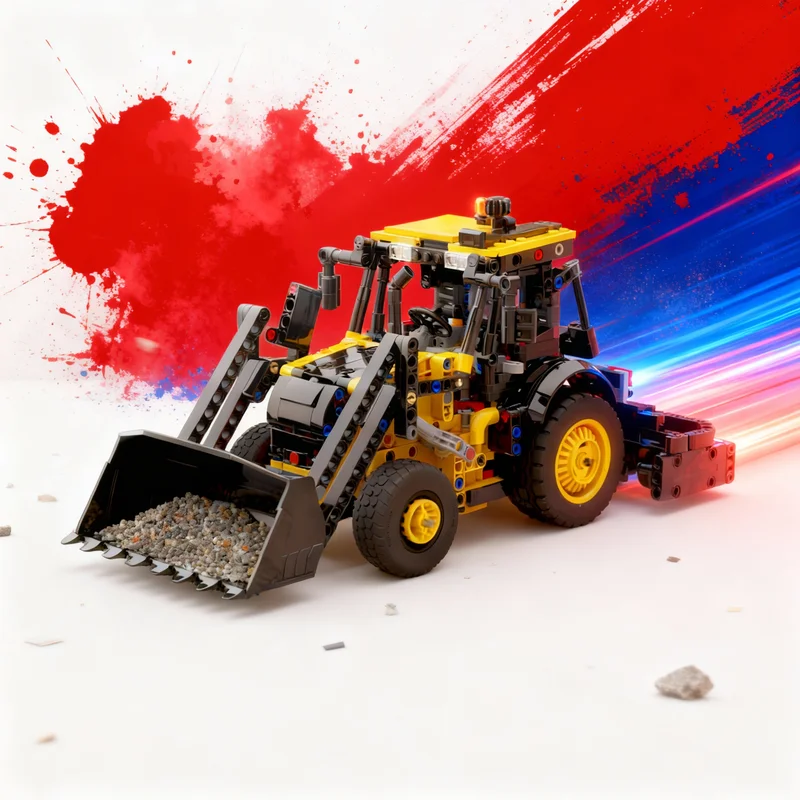 

968pcs MOC Tractor Loader Technical Model Building Blocks Construction Assemble DIY Christmas Gift Creative Idea Toy Education