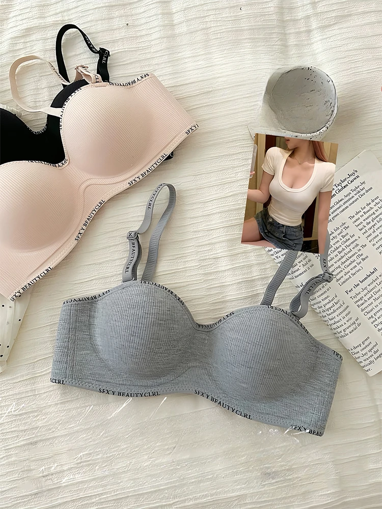 حمالة صدر BANERDANNI بدون خياطة لـ Petite - خفيفة الوزن ومريحة للغاية، ملابس داخلية عصرية لعام 2025، رغبة نقية، للنساء المراهقات/الشباب #5