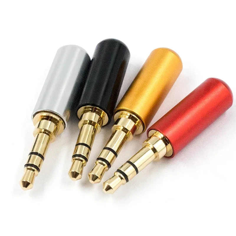 

1/5/10pcs/lot 3.5mm Audio Connector 3Poles Headphone Jack Male Plug Earphone Repair Cable Solder Wire DIY AUX 3.5 Jack Adapter