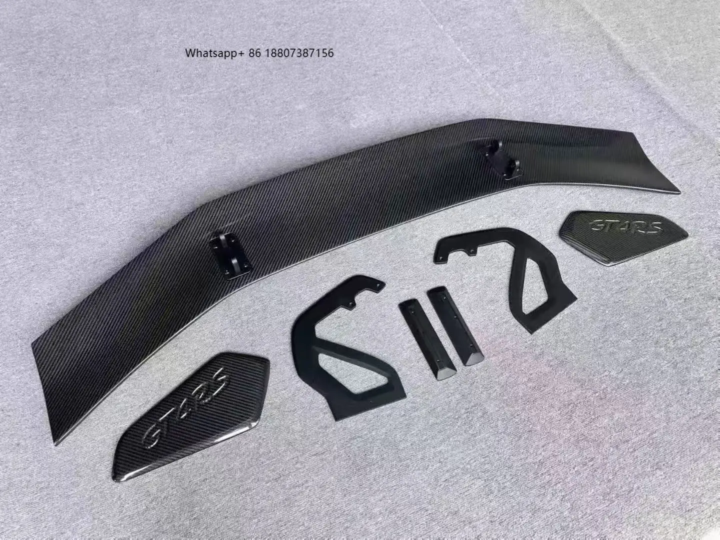 

New Yaochi 718 Cayman Boxster 2016 GT4RS Dry Carbon Bumper with Exhaust Bolt-On Universal Fitment 1 Year Warranty