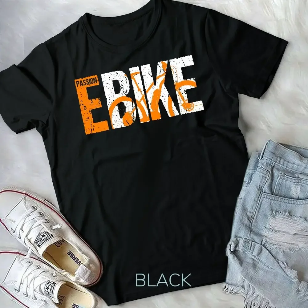 E-Bike Electric Bicycle Pedelec Gift T-Shirt Unisex T-shirt High Quality 100%Cotton Short Sleeve