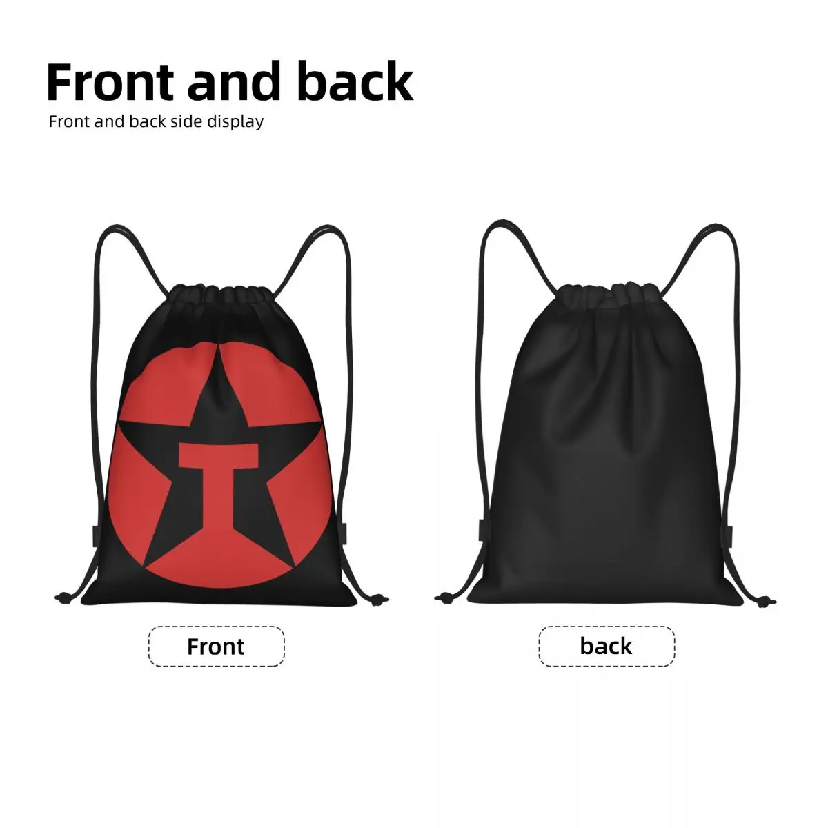 Texaco Drawstring Bags Men Women Foldable Gym Sports Sackpack Training Backpacks