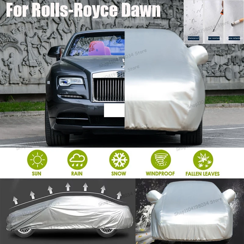 

For Rolls-Royce Dawn Auto Anti snow Anti dust Sunscreen Anti-uv Anti peeling paint And Anti Rainwater 210t car cover