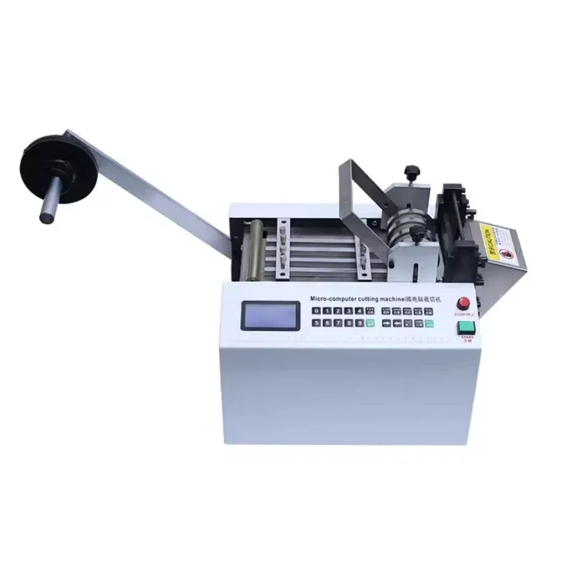 Fully Automatic  Plastic Rubber Pipe Nickel Alloy Pipe Rope  Steel Tube Silicone Tube Cutter Braid Hose  Cutting Machine