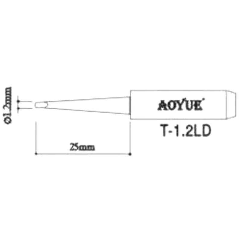 Aoyue T1,2ld Replacement Soldering Iron Tips Aoyue