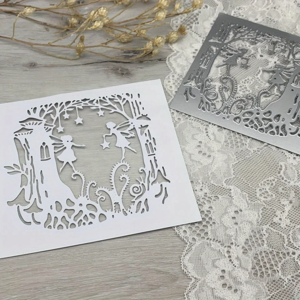

1pcs metal cutting dies cut die mold Fairy Frame decoration Scrapbook paper craft blade punch stencils dies