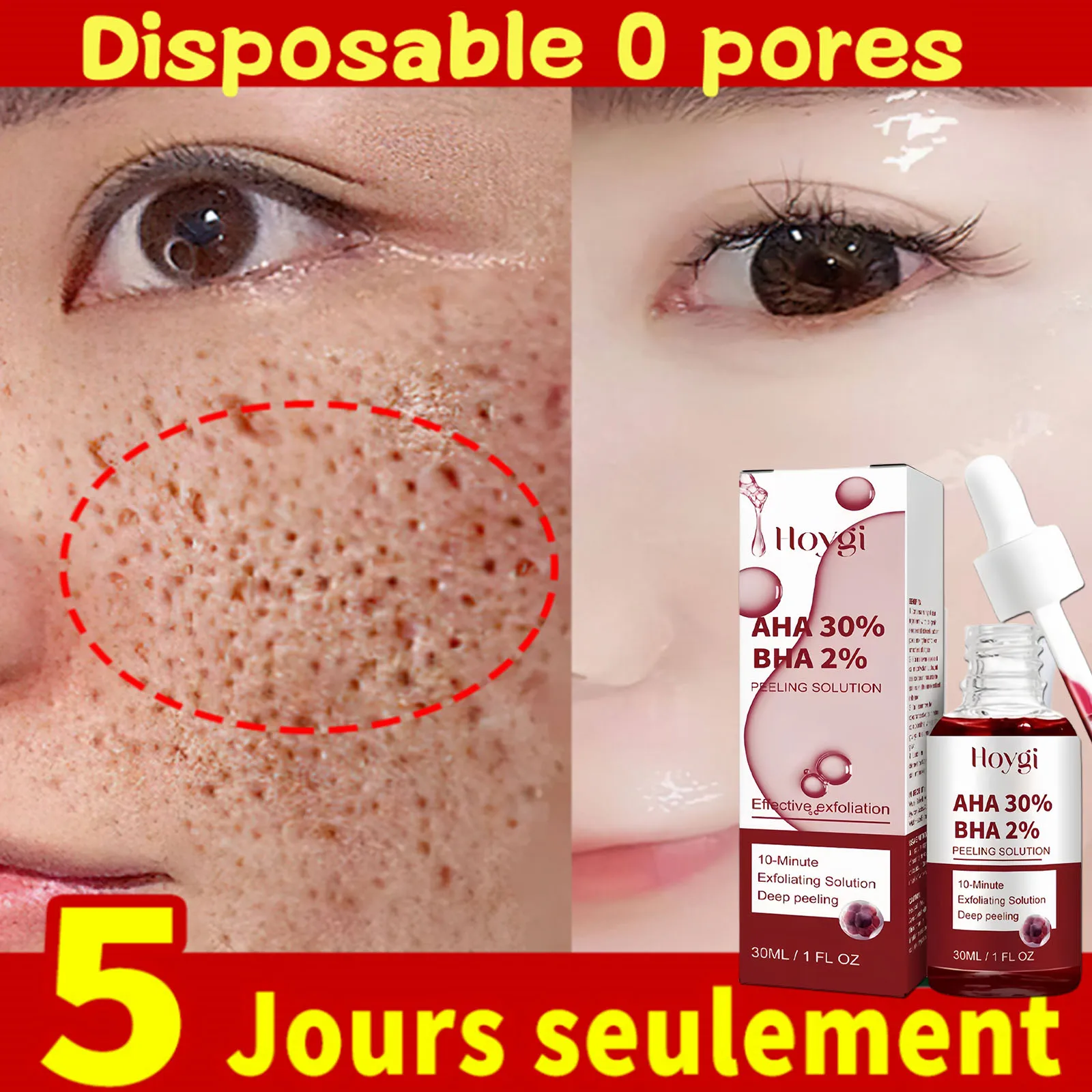 

Pore Shrinking Face Serum Remove Blackheads Oil Control Exfoliation Moisturizing Tightening Pores Firming Beauty Care Products