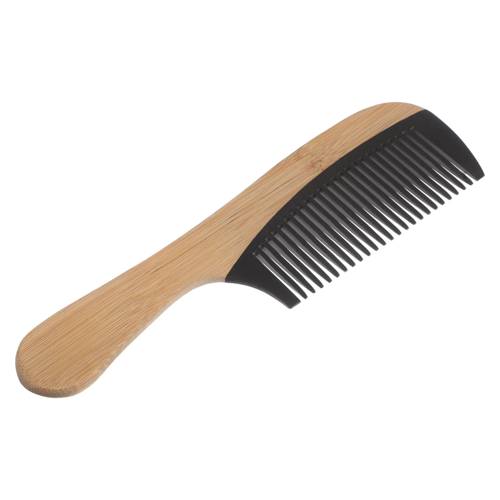 

Wooden Flat Comb Bamboo Durable Hair Scalp Massager Anti Frizz Detangling Styling Comb for Men Women Travel Daily Use