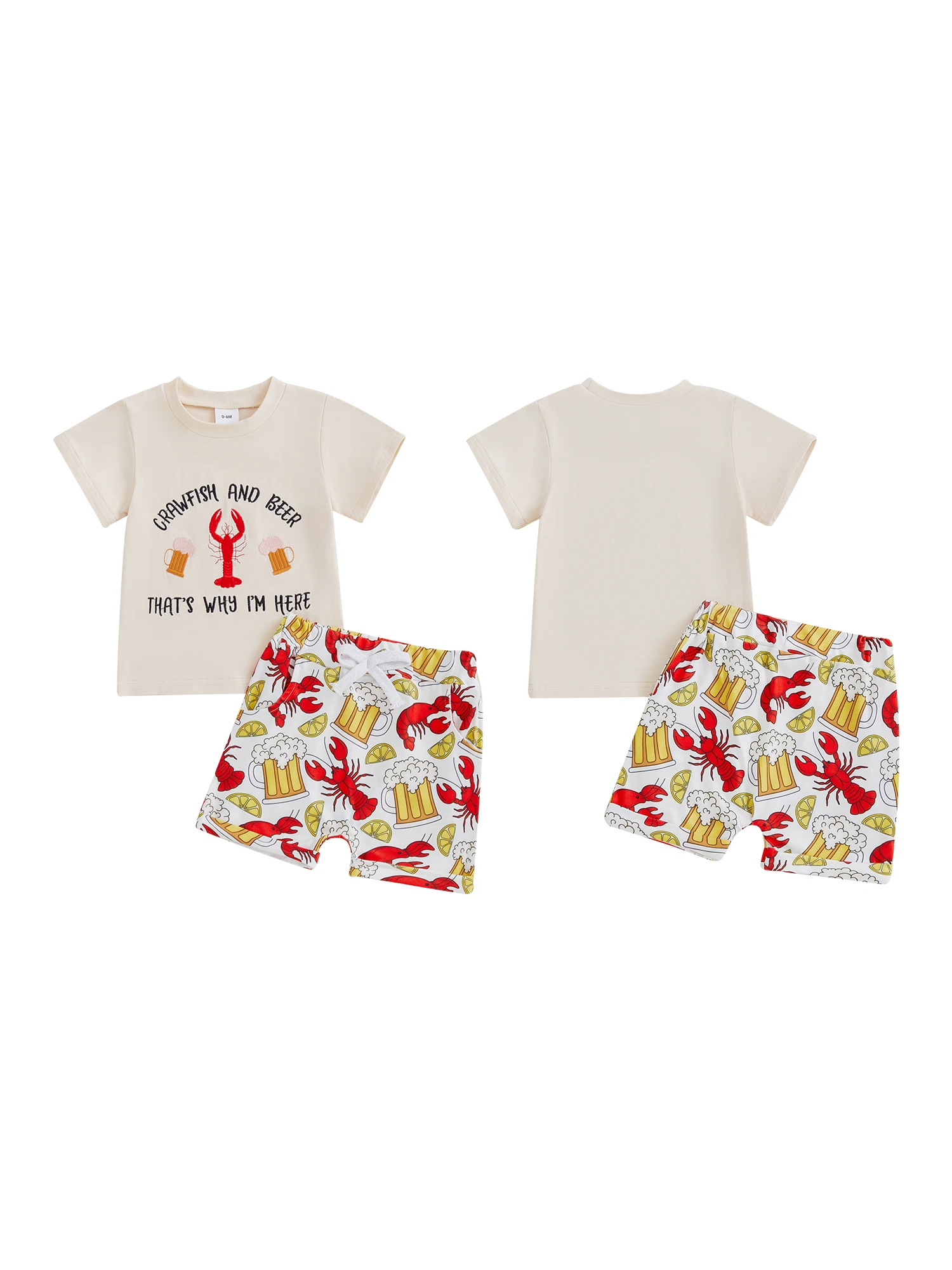 

2Pcs Baby Girl Summer Outfits Short Sleeve Ice Cream Cone Embroidery T-Shirt Shorts Set Toddler Clothes