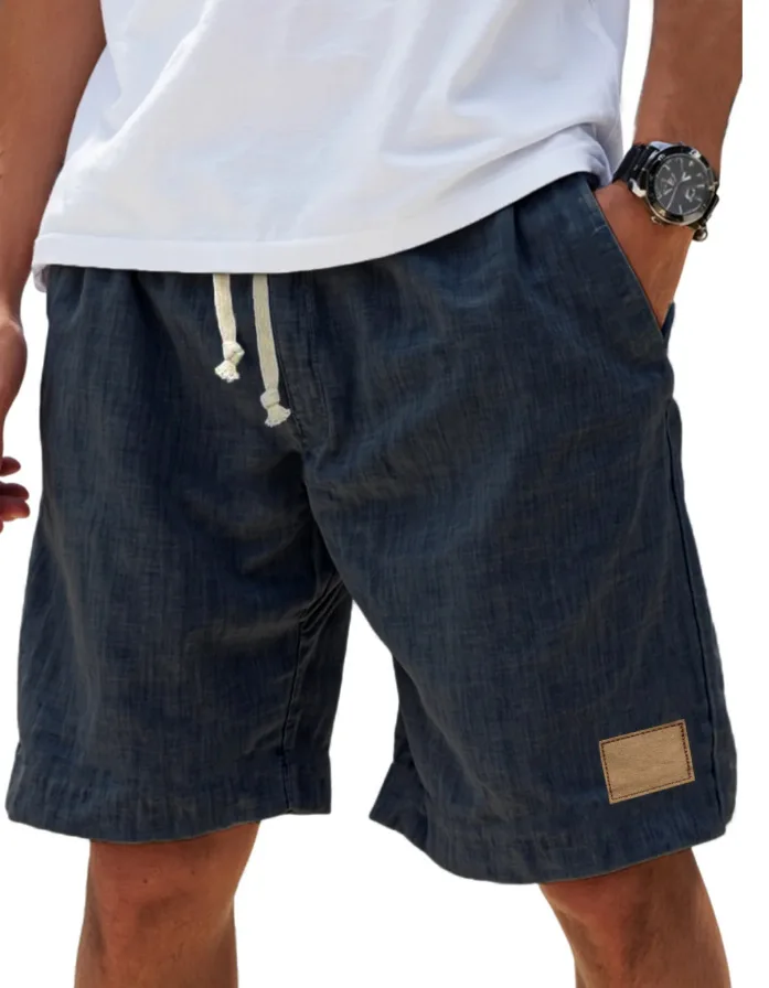 Thumbnail 2 - #6 Trending Mens Cotton Linen Summer Shorts Right Now