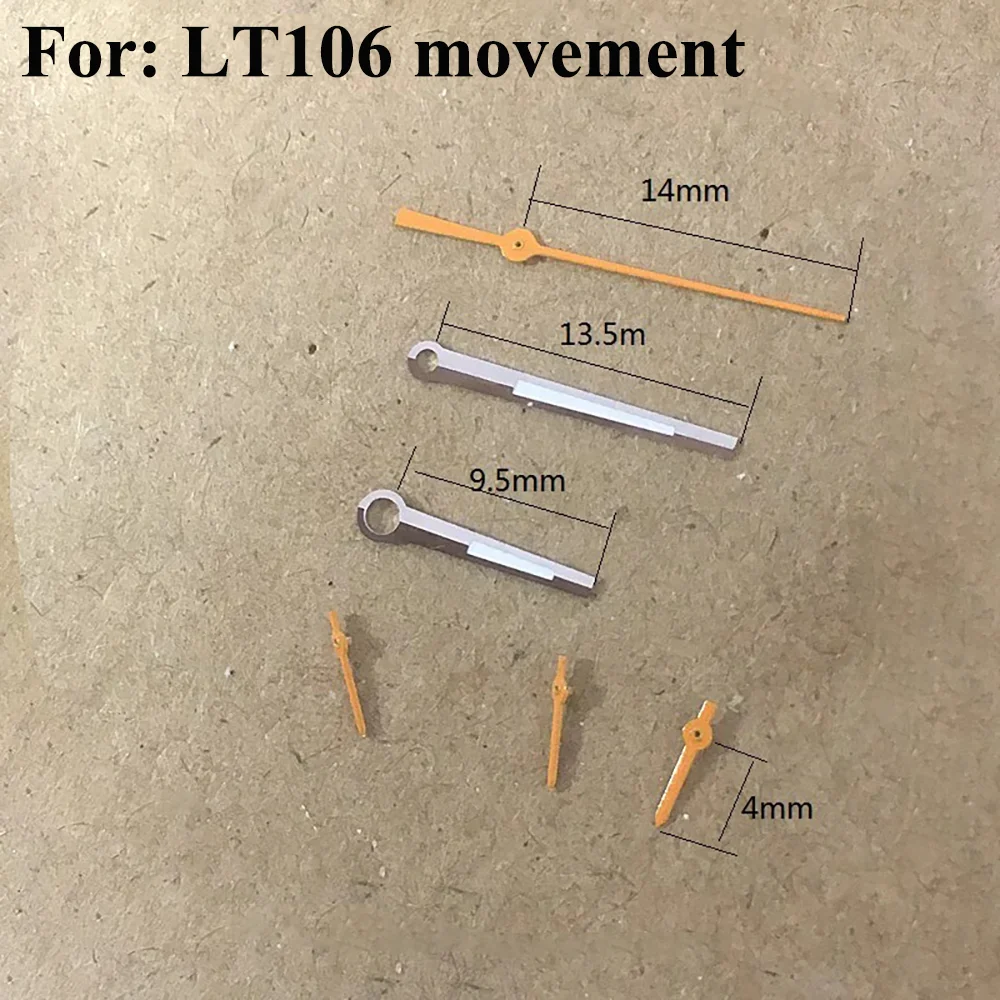 

Watch Accessories Watch Hands Suitable for LT106 Movement Multi-function Mechanical Movement Watch Needle 6-pins A Set