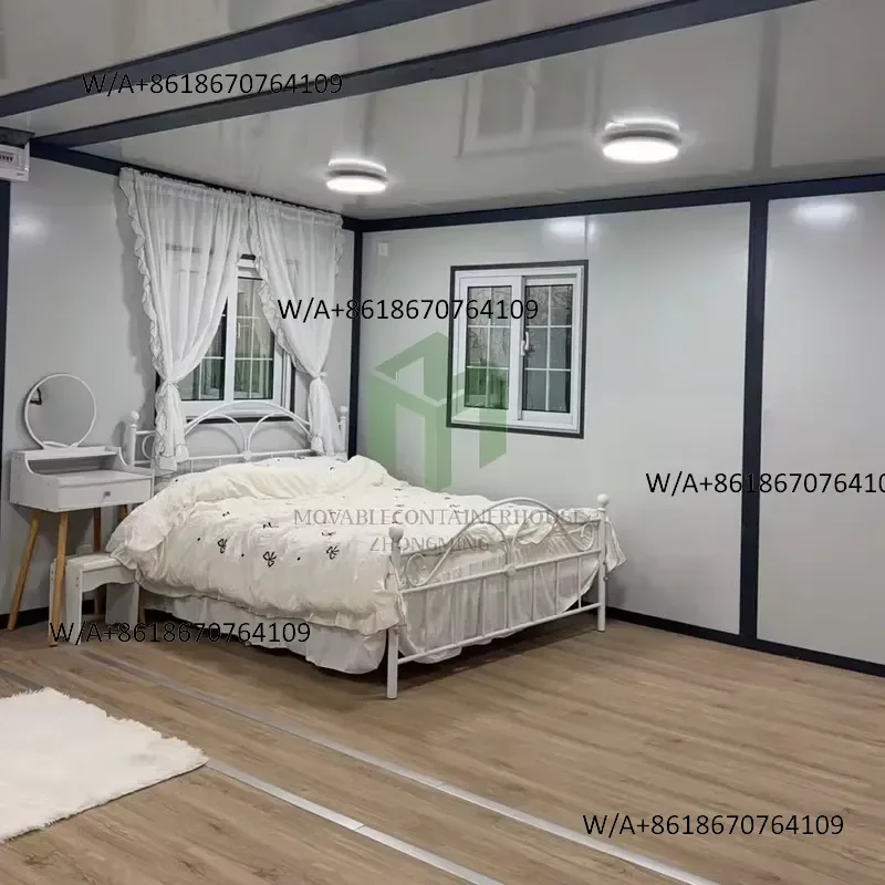 Hot Seller High Quality Hurricane Proof Prefab 20ft/40ft Expandable Foldable Double Wings Container Homes for Mall School Use