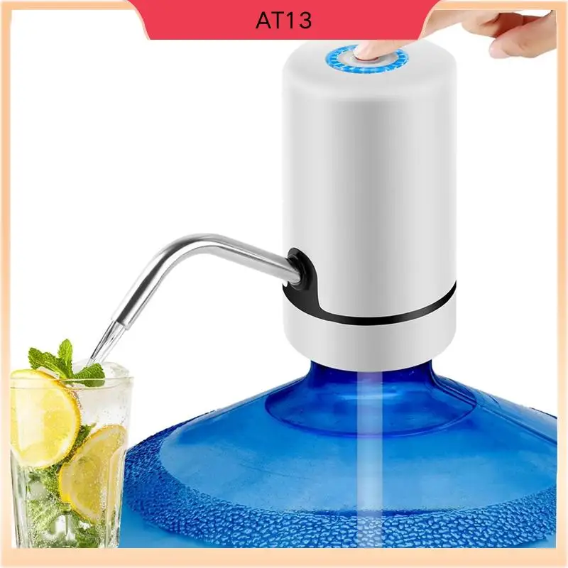 

AT13 Water Bottle Pump,Dispenser Drinking Water Pump,Double Water Pump,Automatic Pump For Travel,Kitchen,Home,Office