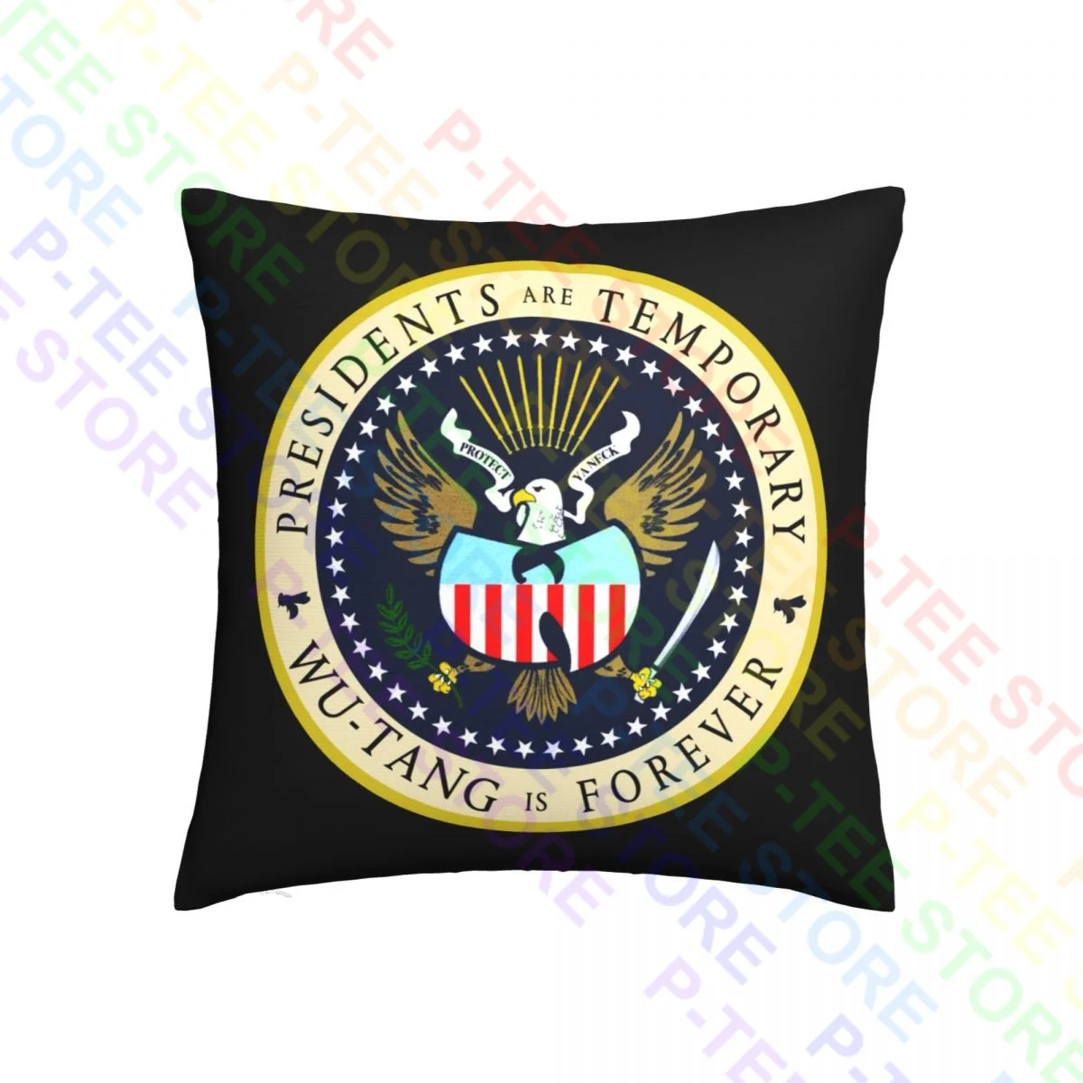 Наволочка с принтом «президенты», временная наволочка с надписью «Wutang Clan Is Forever», декоративная наволочка
