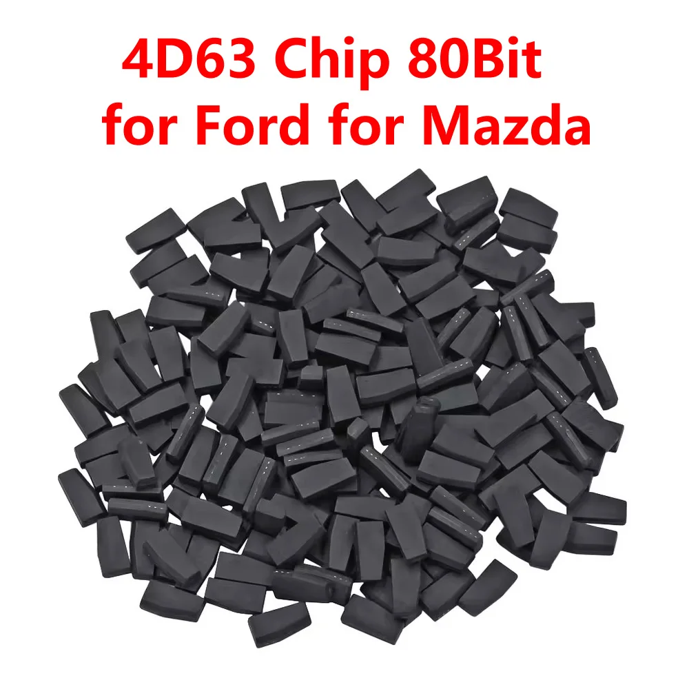 10個/ロット 無印 4D63トランスポンダーチップ 4D63 40/80ビット ID63 ID83 TP33 車のキーチップ フォード マツダ リンカーン 車のリモートキー アクセサリー用