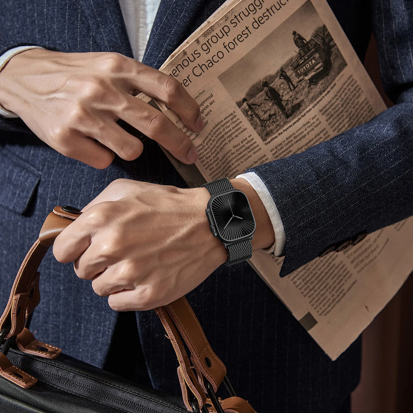 Миланская петля для Apple Watch Ultra 2 Band 49 мм 44 мм 45 мм Браслет Correa iWatch Series 10 46 мм 42 мм 9 8 SE 41 мм 38 40 мм Ремешок