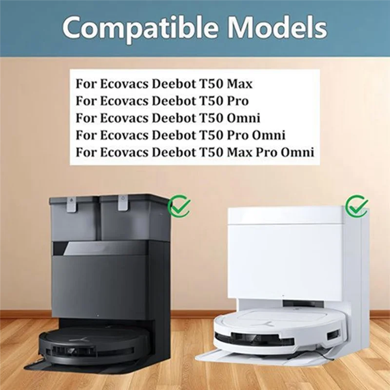 A76G-33 шт. для Ecovacs Deebot T50 Max/T50 Pro/T50 Omni/T50 Pro Omni/T50 Max Pro Omni запасные части щетка фильтр мешок для пыли швабра