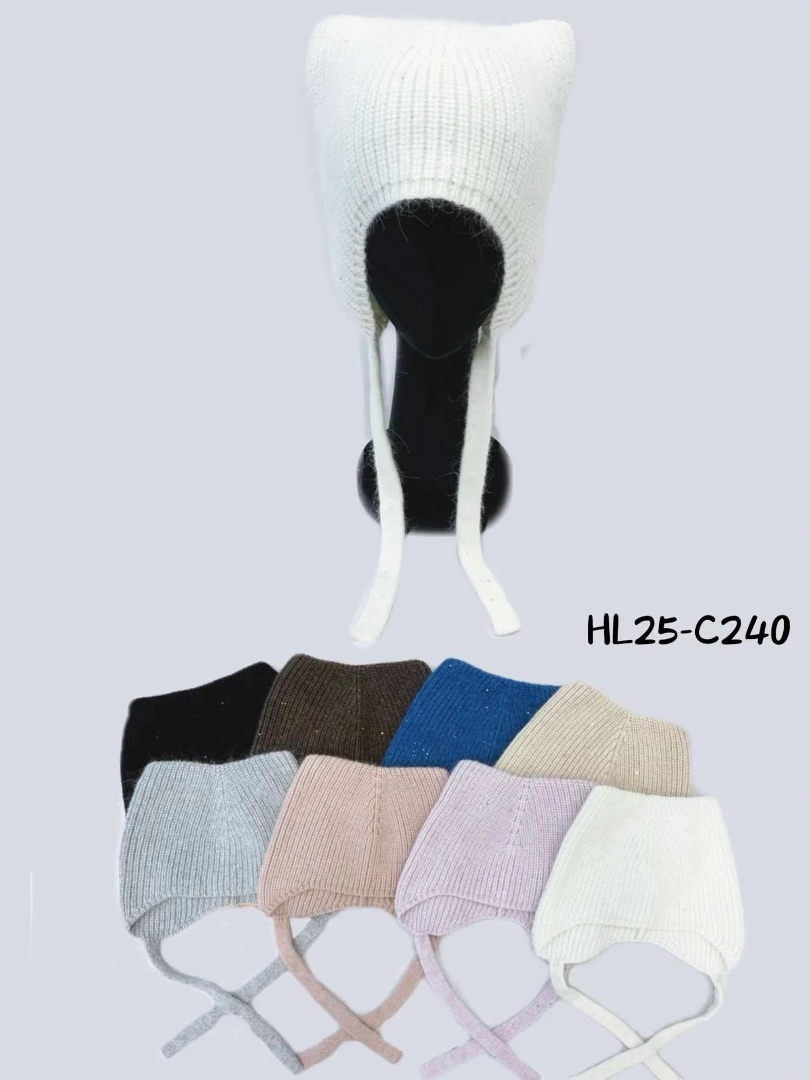 Shine Outdoor Deep Hat with Kitty Ears Soviet Hat Hat for Women's Winter Hat Rattan Hat Fur Hat Cute Hat Fleece Knit Hat