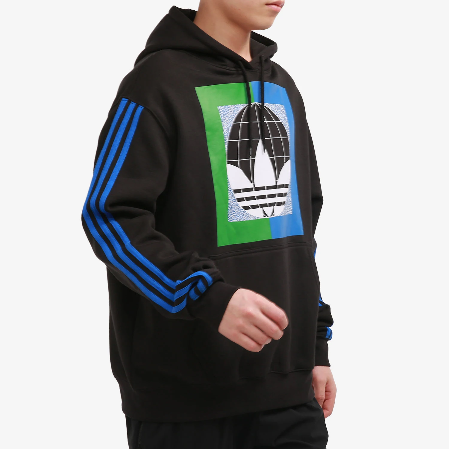 Adidas Originals Authentic Trefoil Men's Hooded Loose Casual Retro Sweatshirt GD2117
