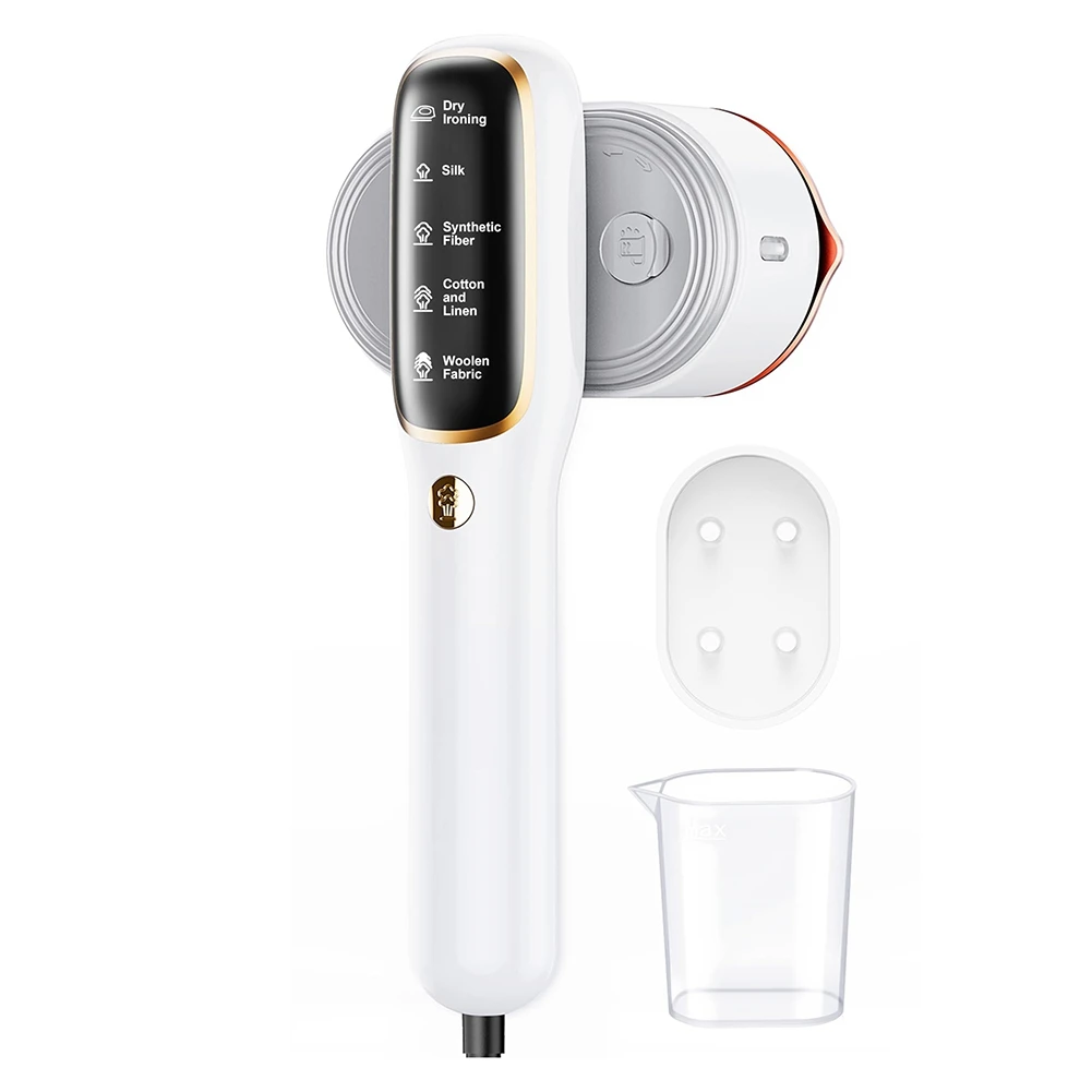 

Fast Heat-Up 15S, 2In1 Handheld Ironing Machine, Fabric Wrinkle Remover Steamer For Clothes, Lightweight Steam Iron Eu Plug-A54Q