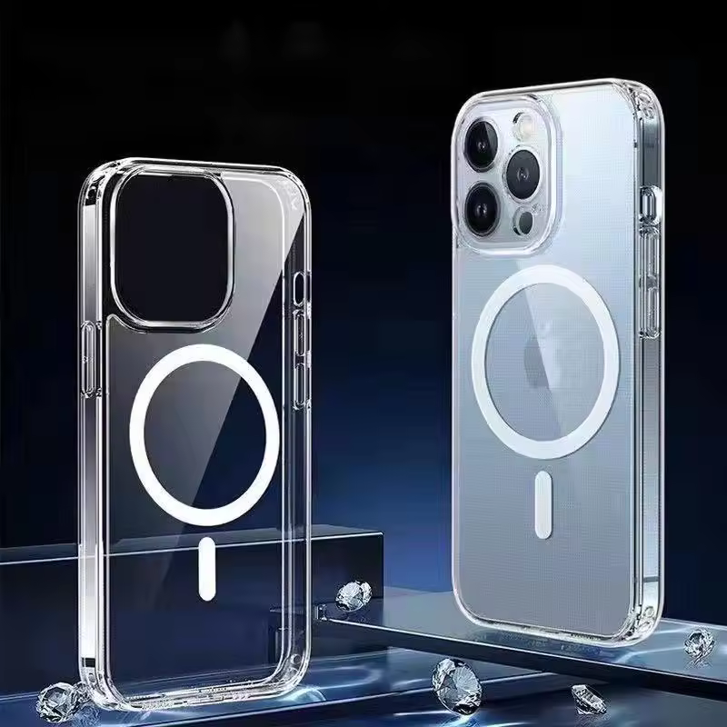 Pour Magsafe étui magnétique pour Iphone 13 Pro Max étui IPhone 12 Mini couverture de téléphone bord droit 11 chargement sans fil X