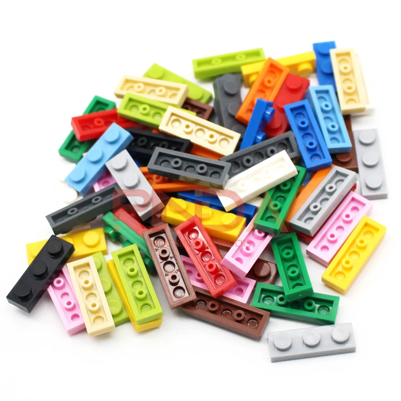 100 قطعة MOC 3623 Piastra 1X3 per Blocchi di Costruzione Parti FAI DA TE متوافق مع تجميع Storia Regalo Educativo Giocattol